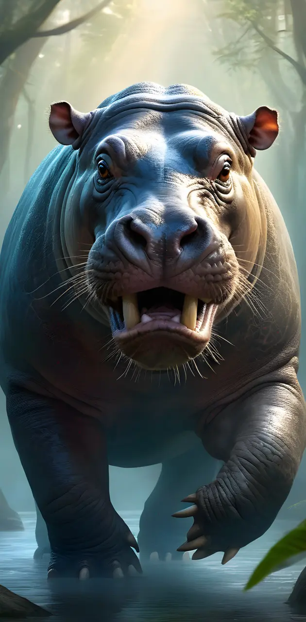sabertooth hippo
