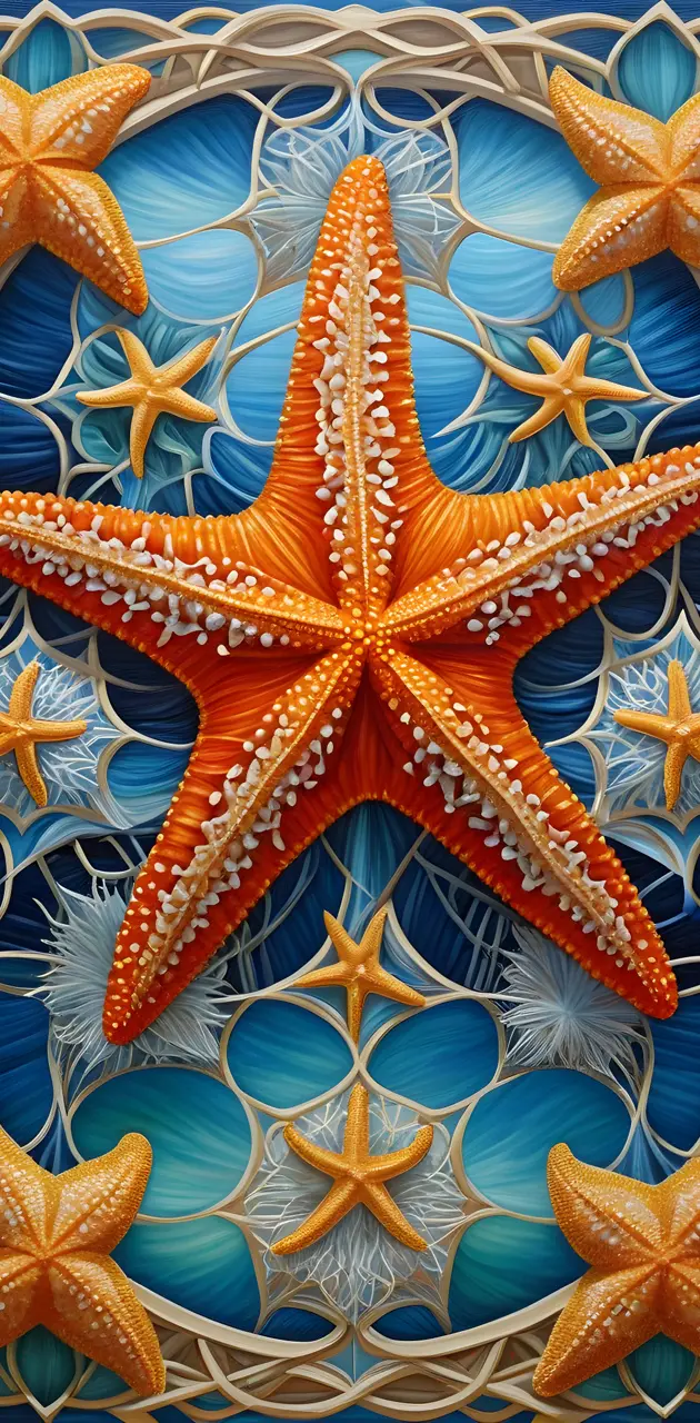 a group of starfish