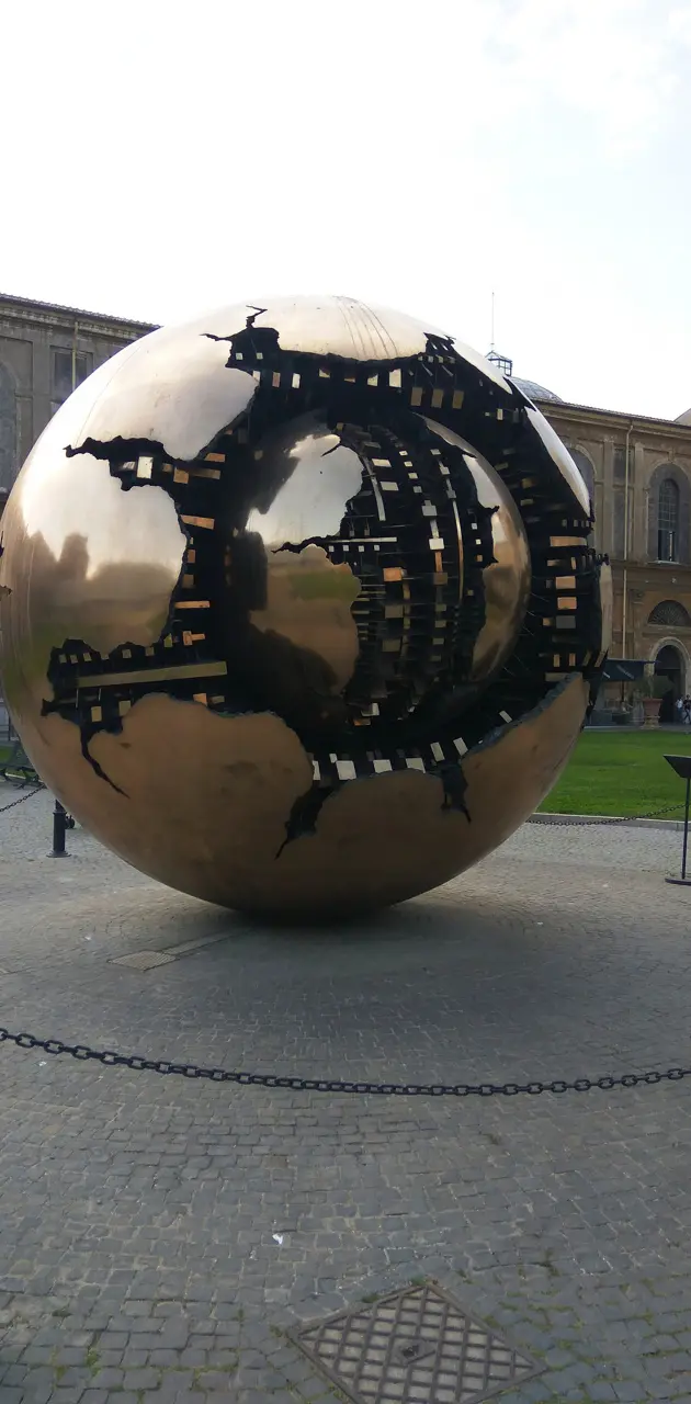 the bronze sphere
