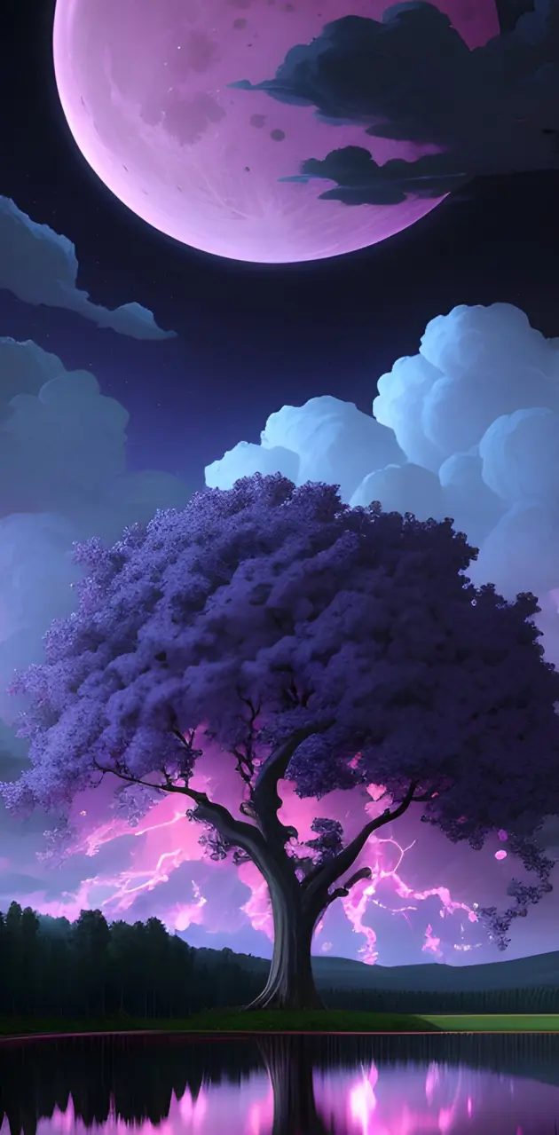 lavender Moon lightnin