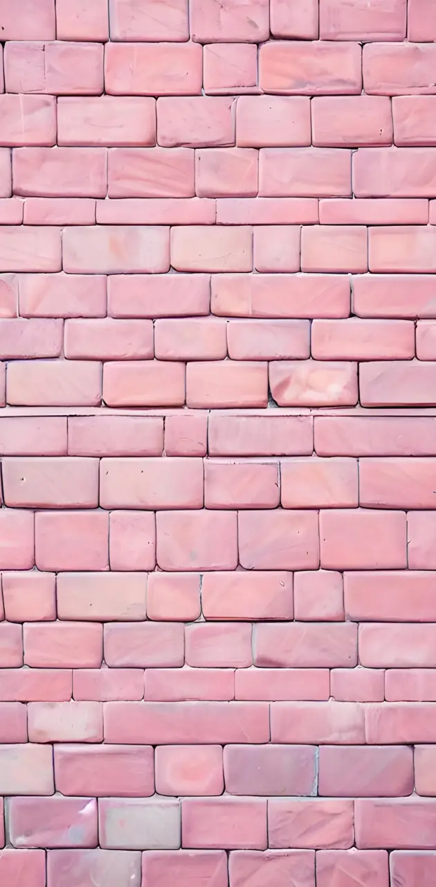 Pink wall bricks background 
