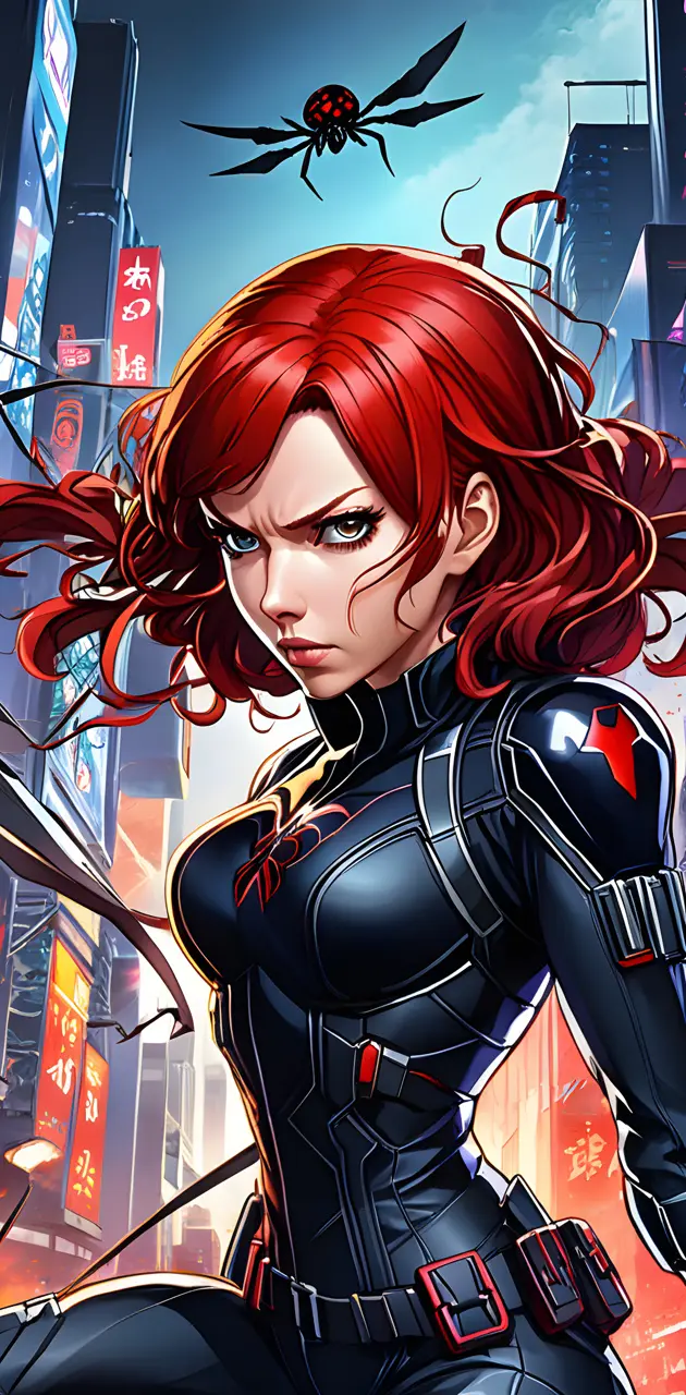 a comic book version of the Black widow