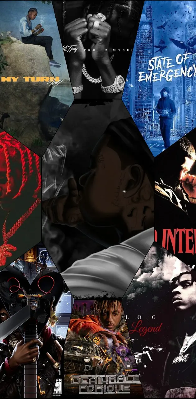 Rapper cover collage