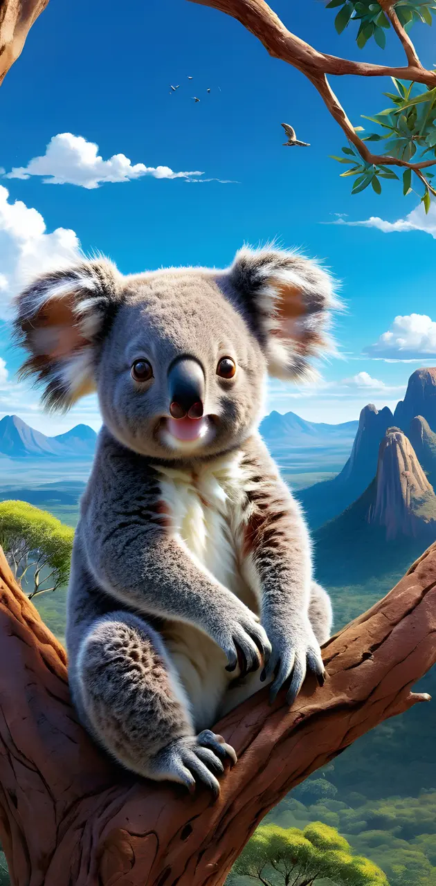 baby koala.