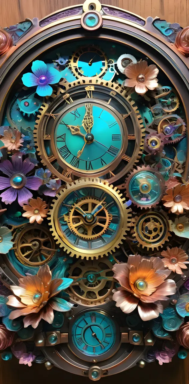 cool looking mechanical clock