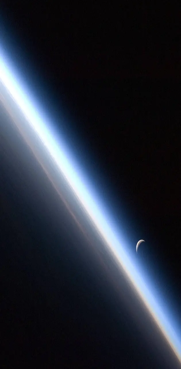 Moonrise from ISS