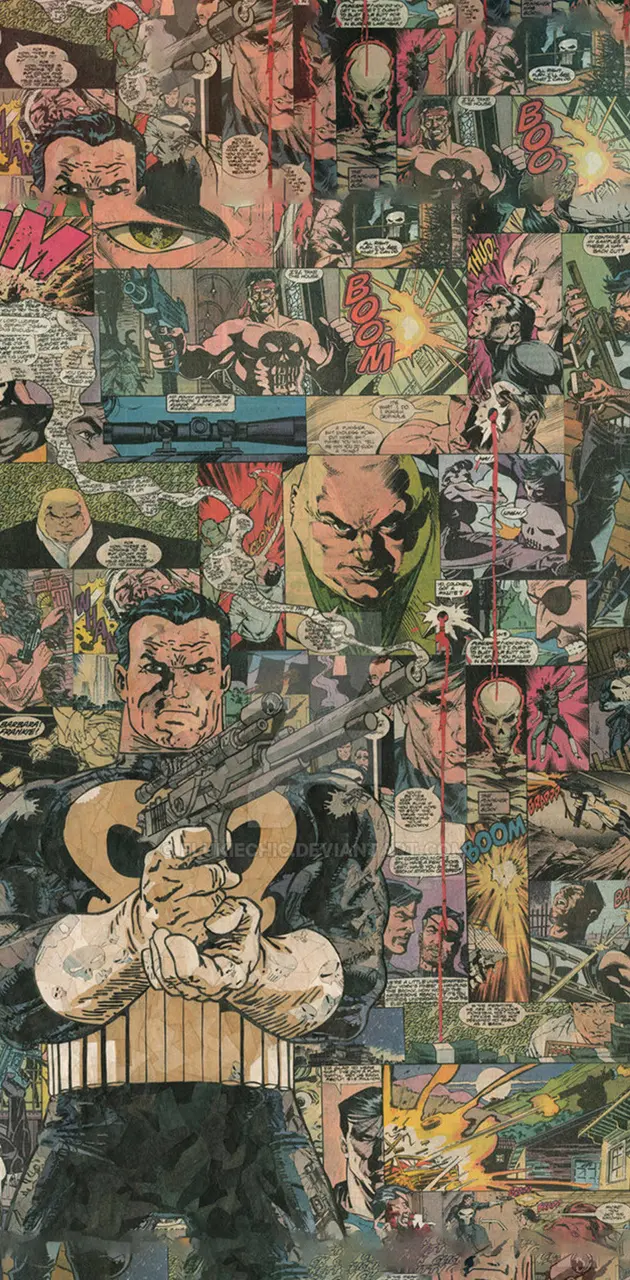 the punisher comic wallpaper