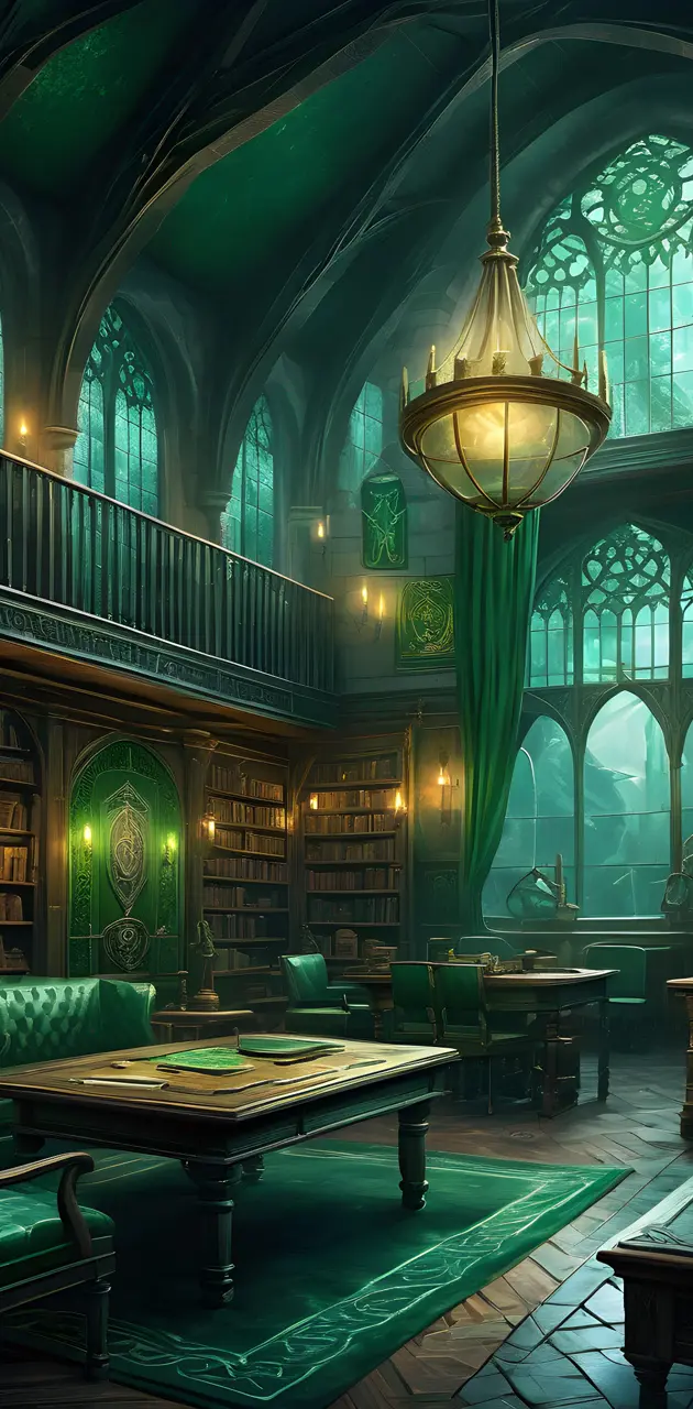 Slytherin great library