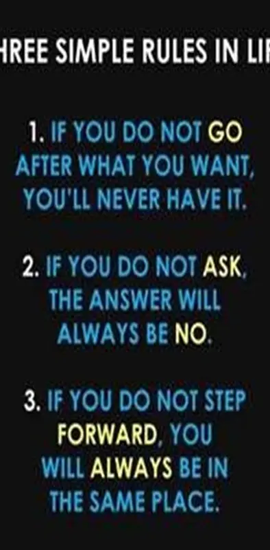 3 Rules Of Life