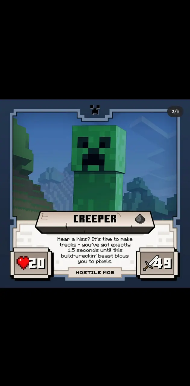 Minecraft creeper