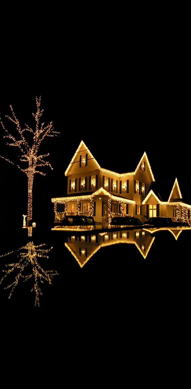 Lighted house