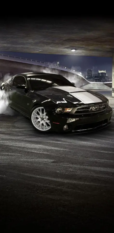 muscle car burnout wallpaper