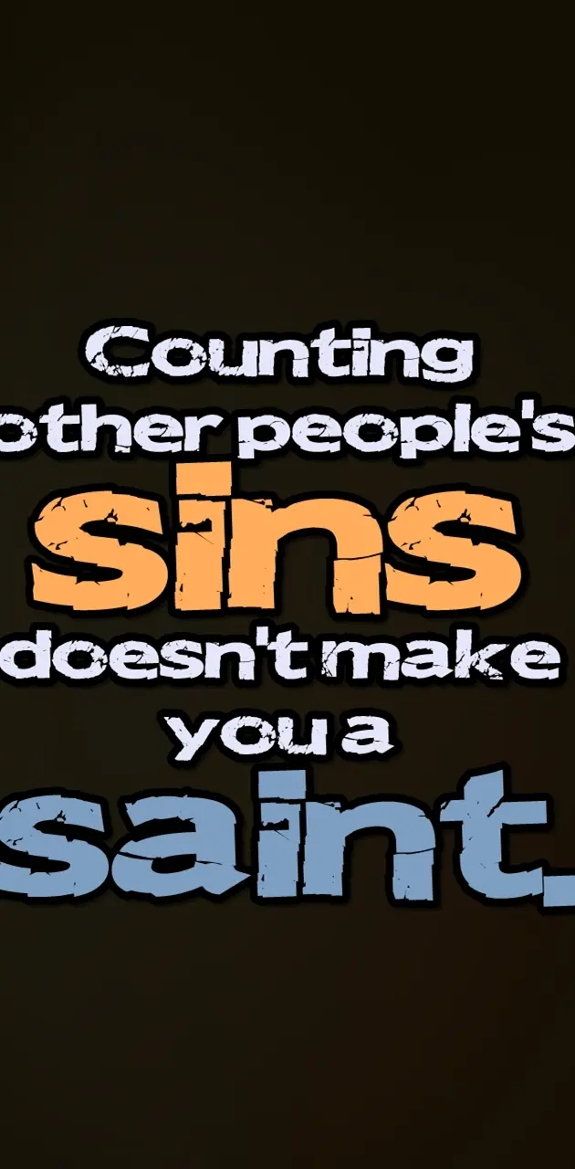 peoples sins