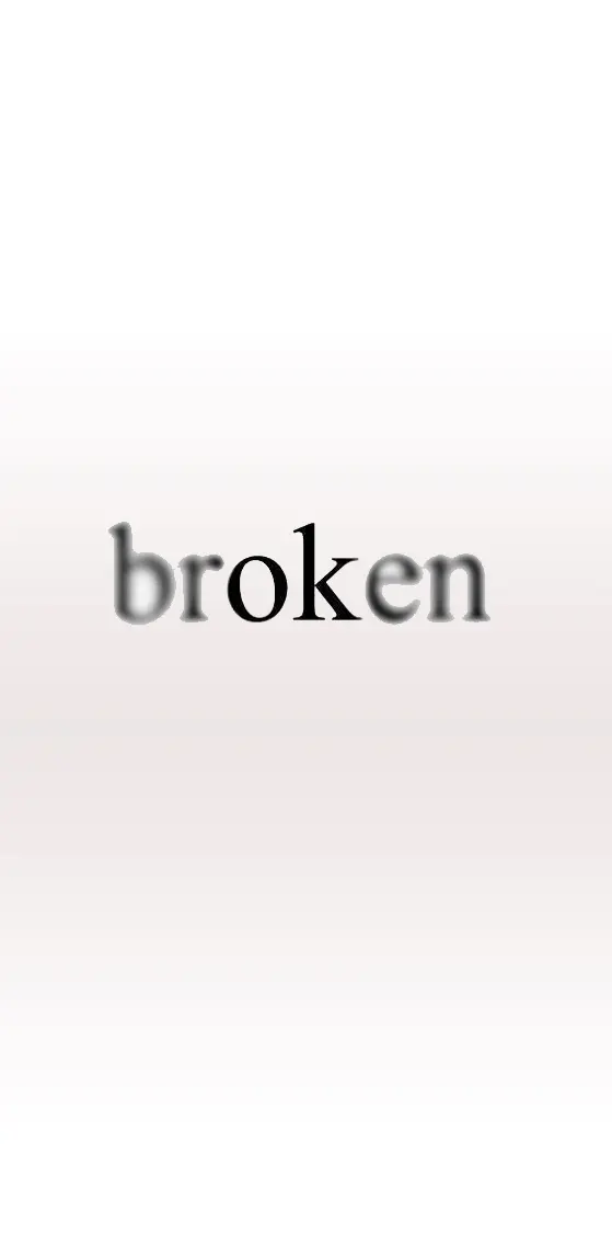 broken
