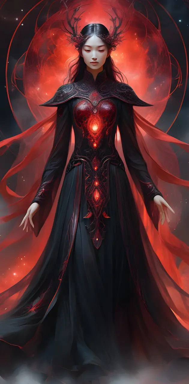 red and black entity