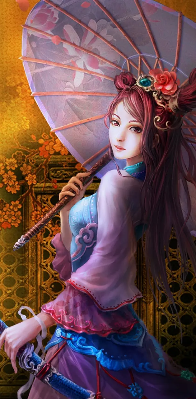 Oriental Anime Girl