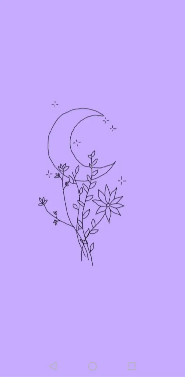  Purple Moonflowers