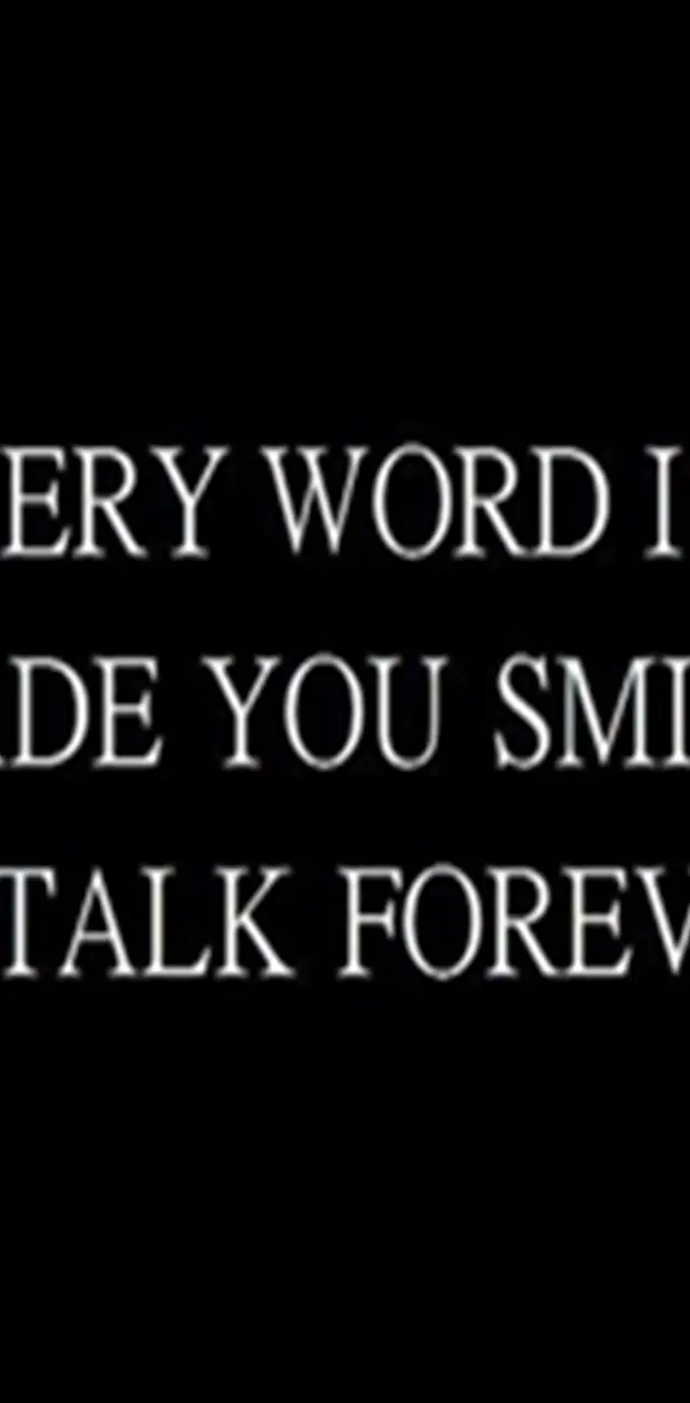 If Every Word
