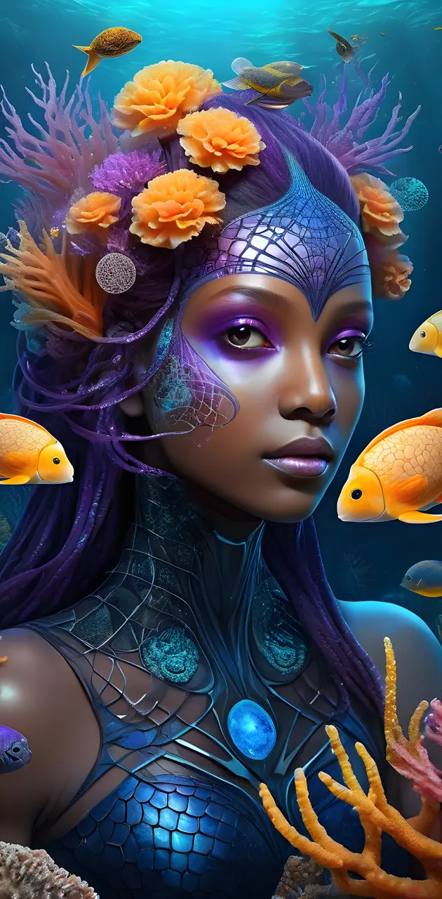 ethereal Fibonacci mermaids
