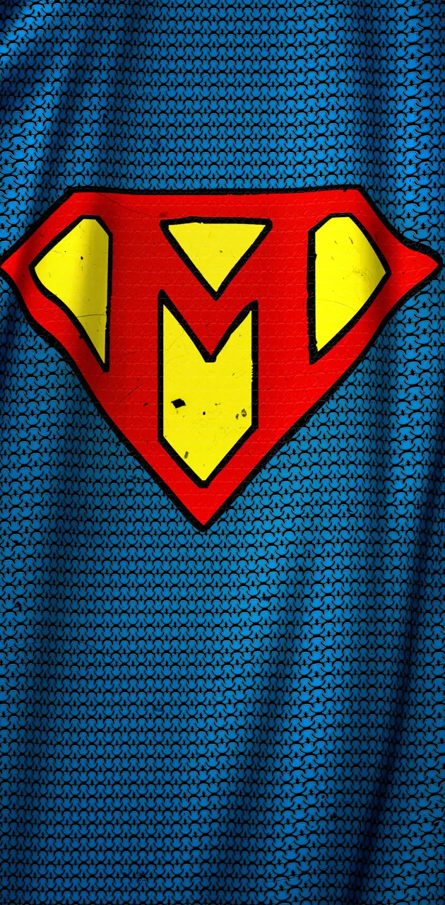 Superman letter M