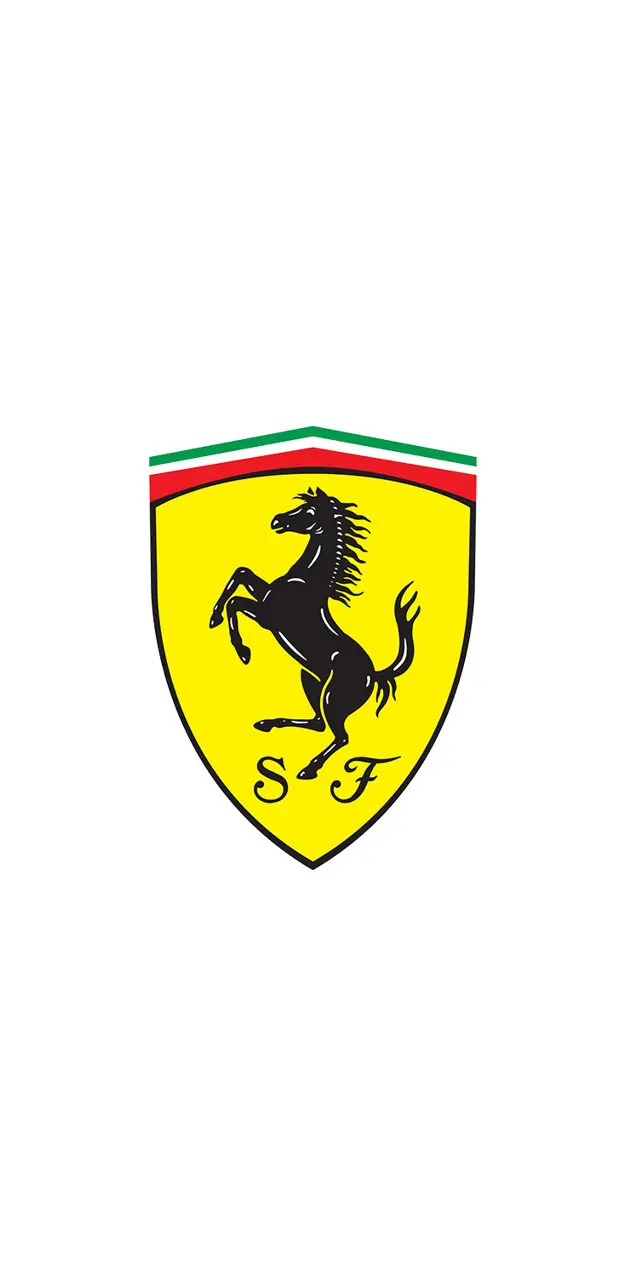 Ferrari Logo White