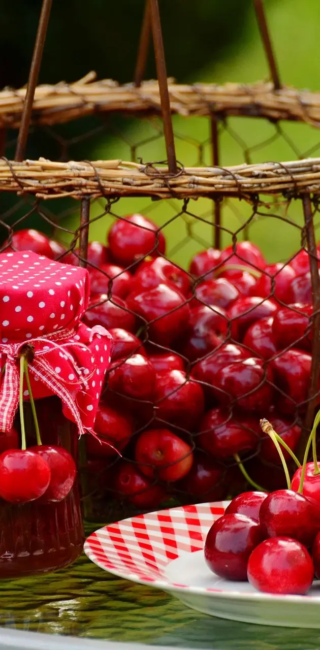 Basket of Cherries
