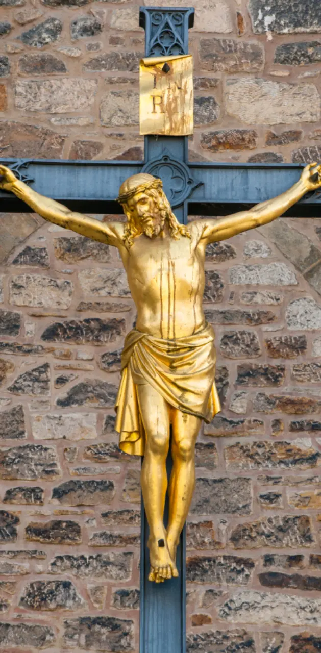 Jesus Gold Crucifix