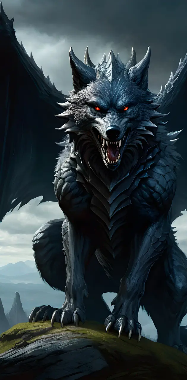 Dark Wolf Dragon