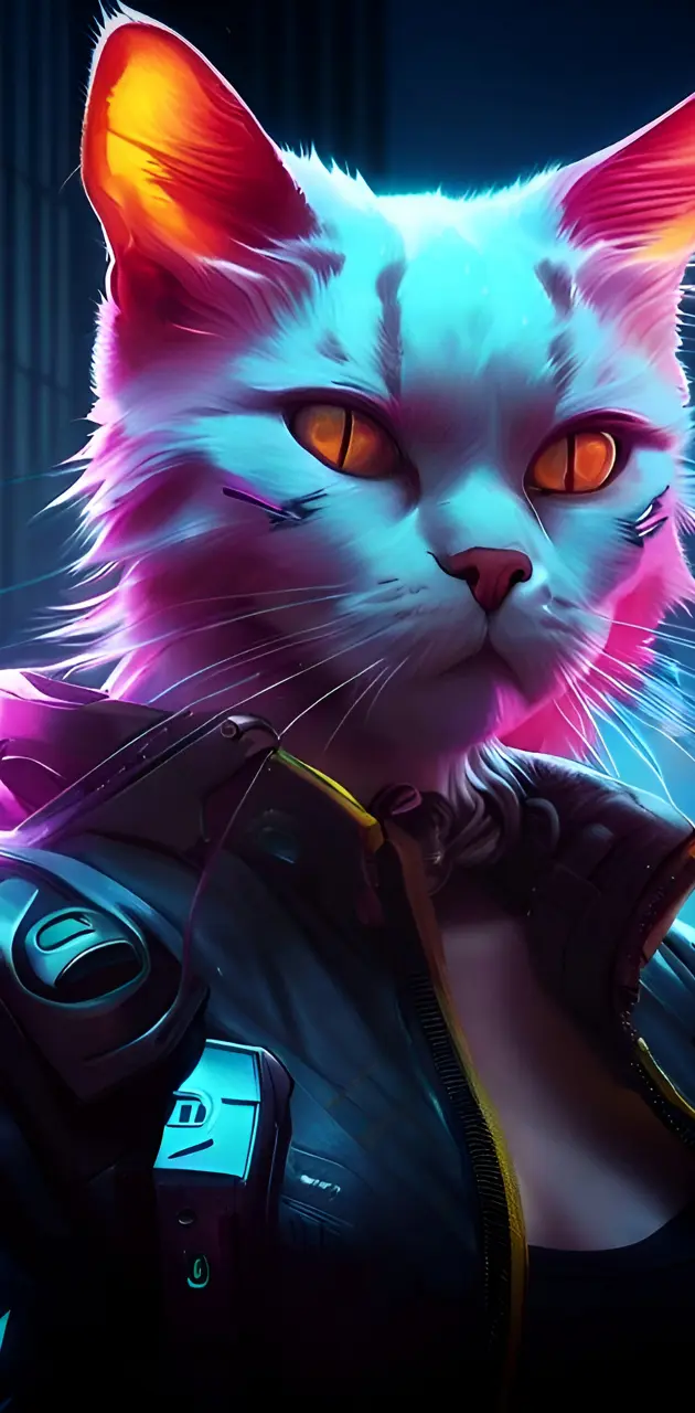 Cyberpunk Cat V4