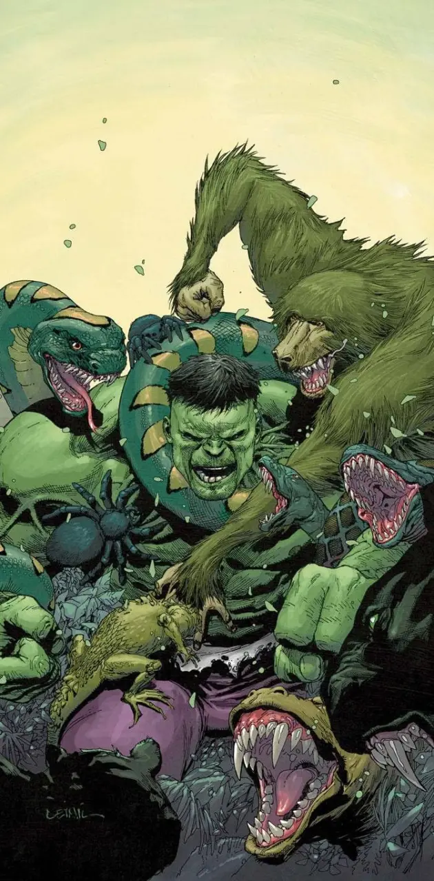 Hulk vs apes