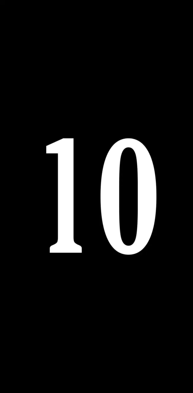 Number 10 