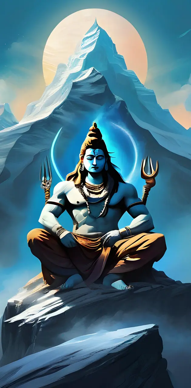 Shiva at Kailash #shiva #kailash #god