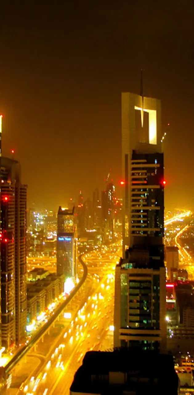 Dubai At Night Time