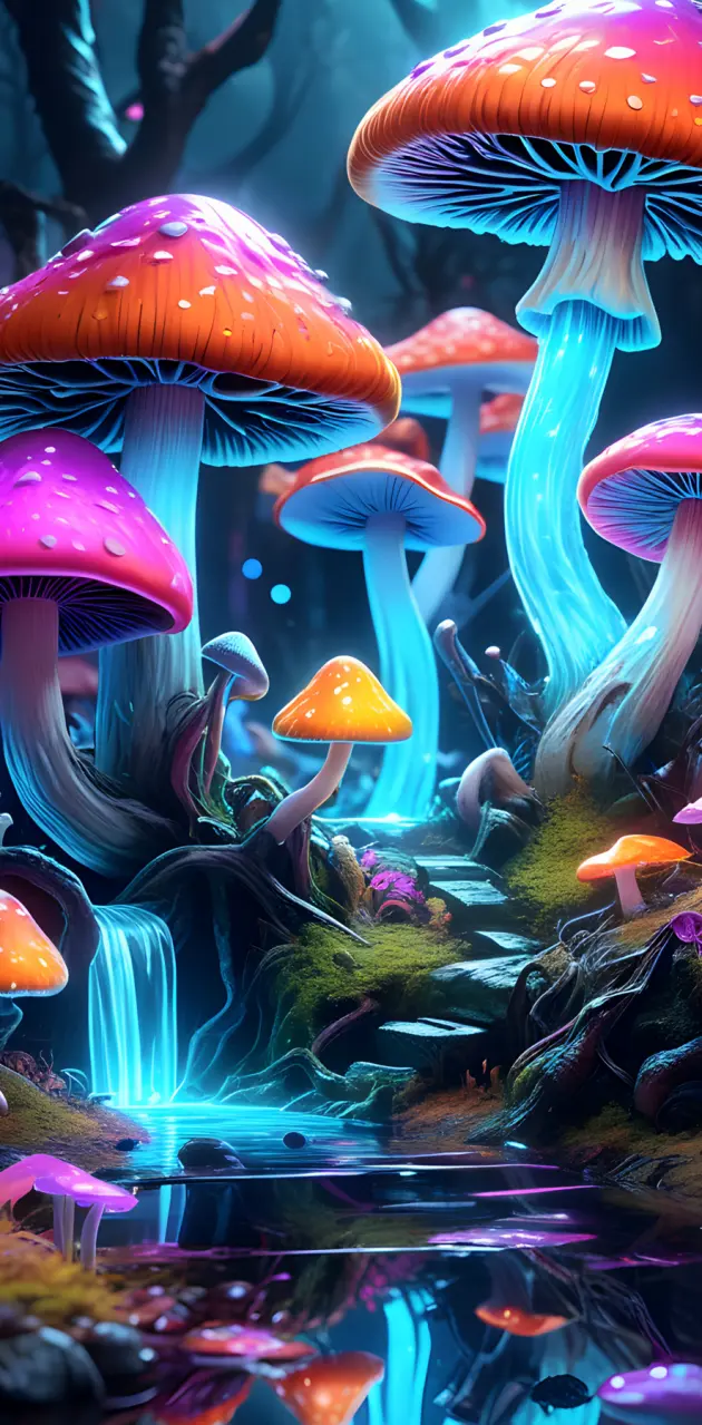 Luminescent mushrooms