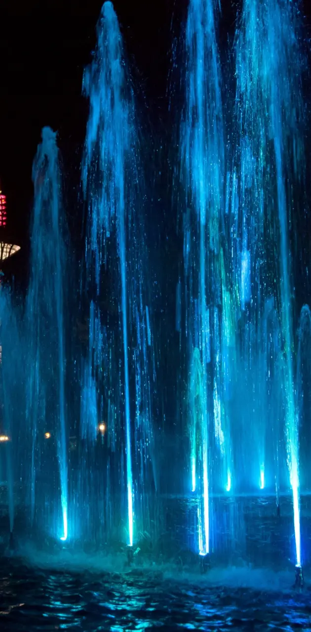 Neon Fountain