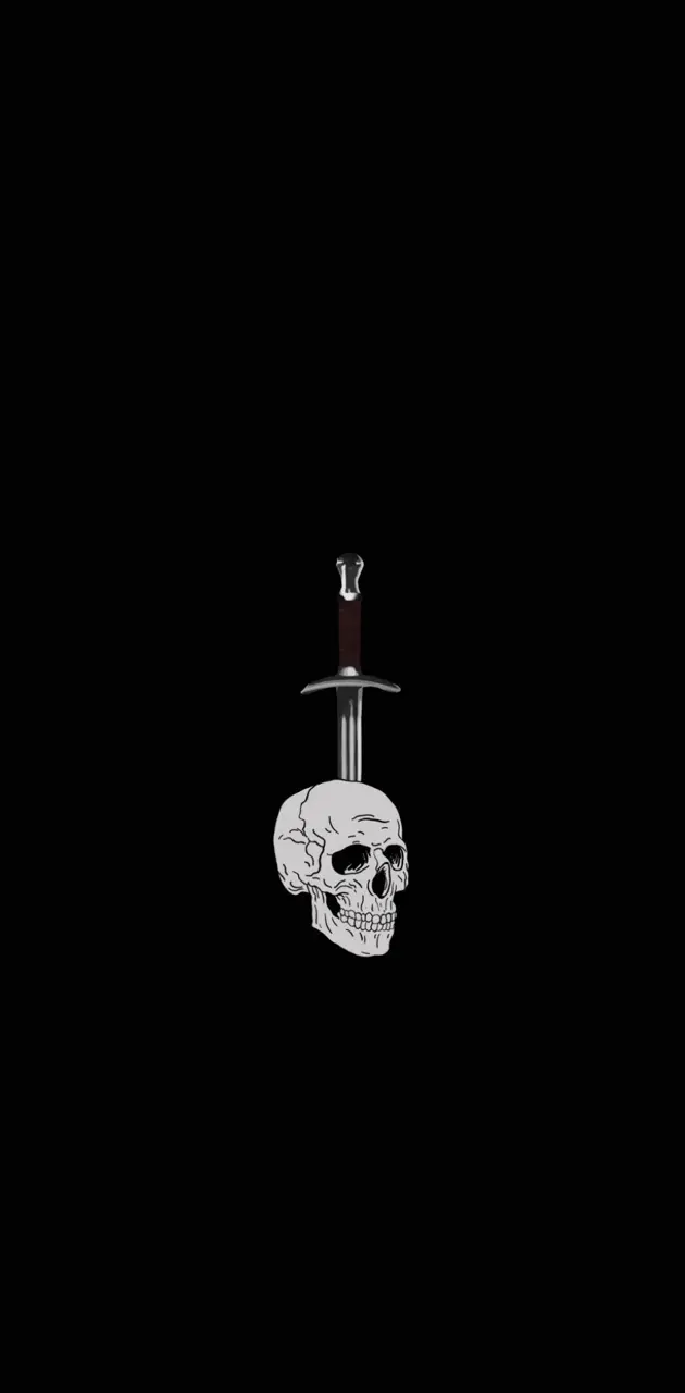 Skull , crown ,sword
