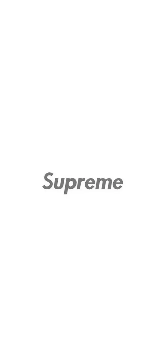 Supreme, Black, Logo Wallpaper Download