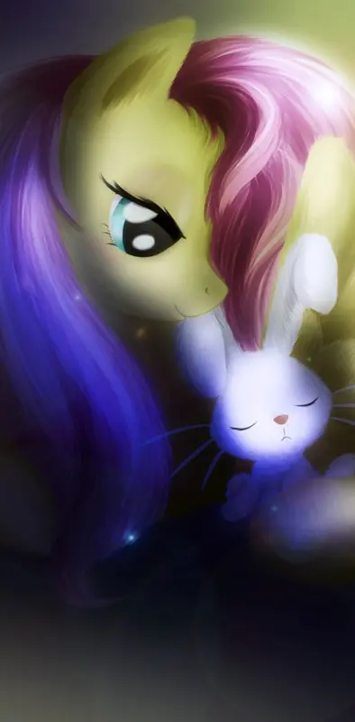 pony and rabbit