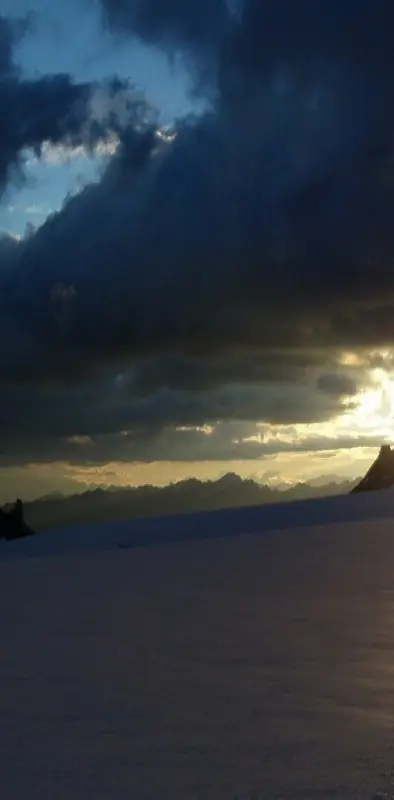 Sun Over The Snow