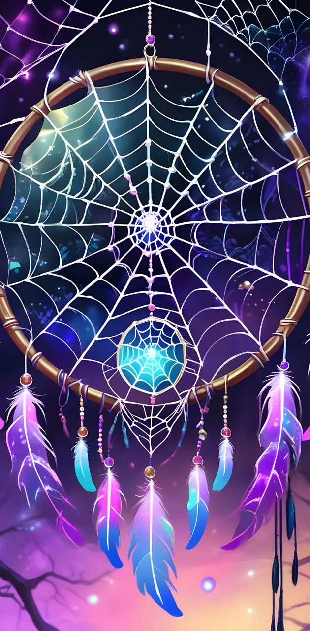 spider web dream catcher