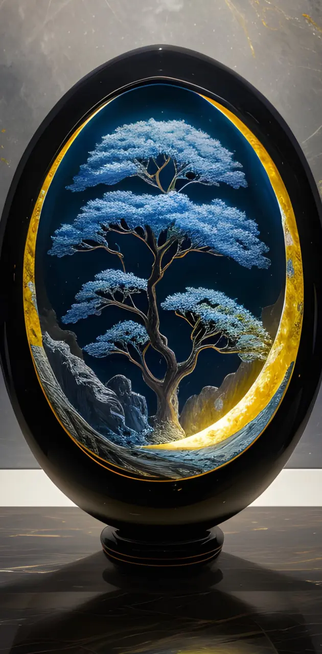 Moon glow blue bonsai 
