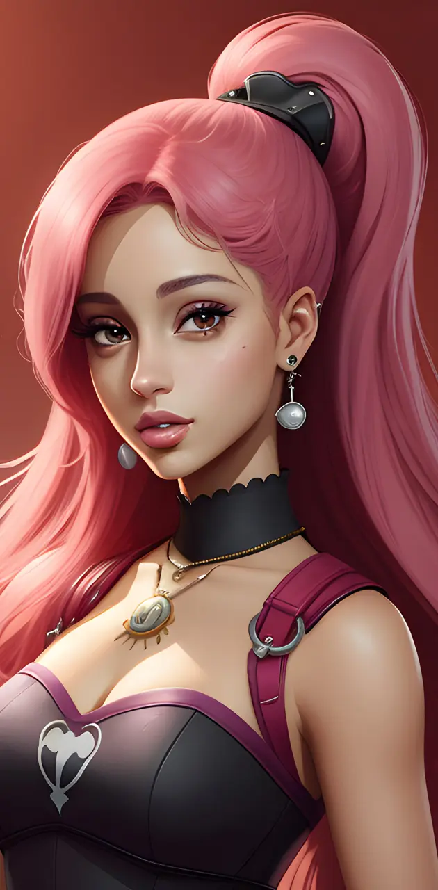 Pink Haired Ariana Grande 1.