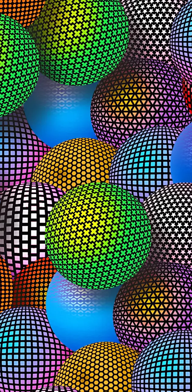 3d Color Spheres