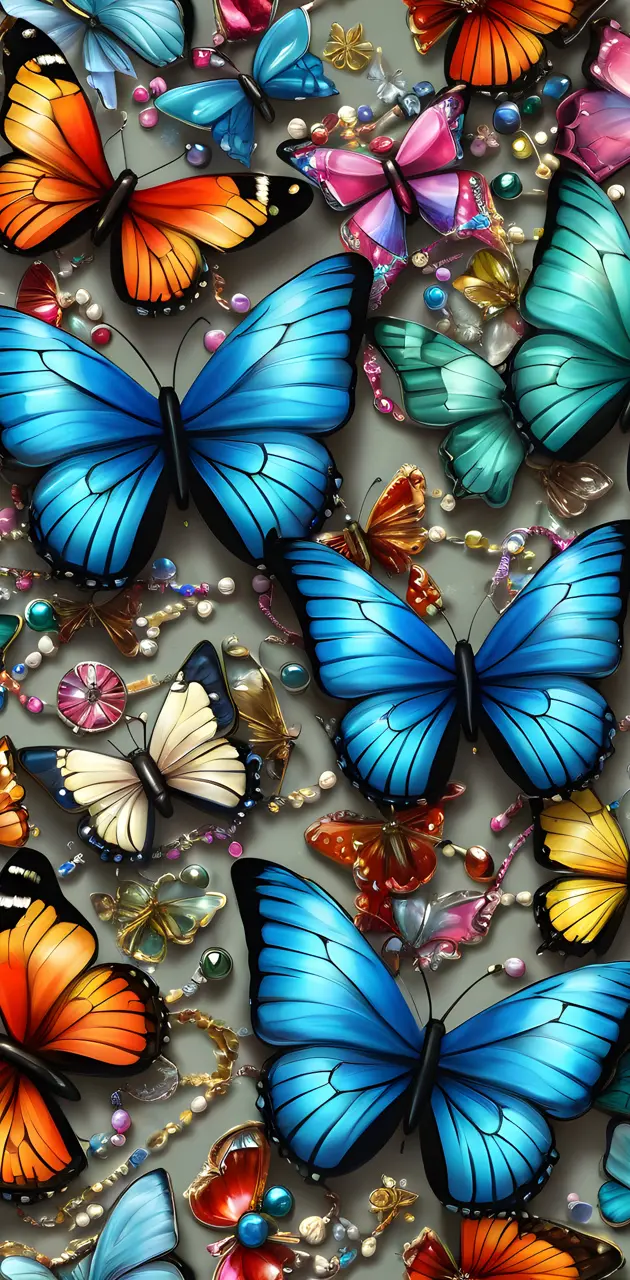 Butterflies and beads