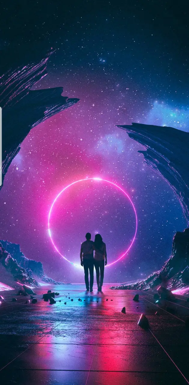 infinity love galaxy wallpaper