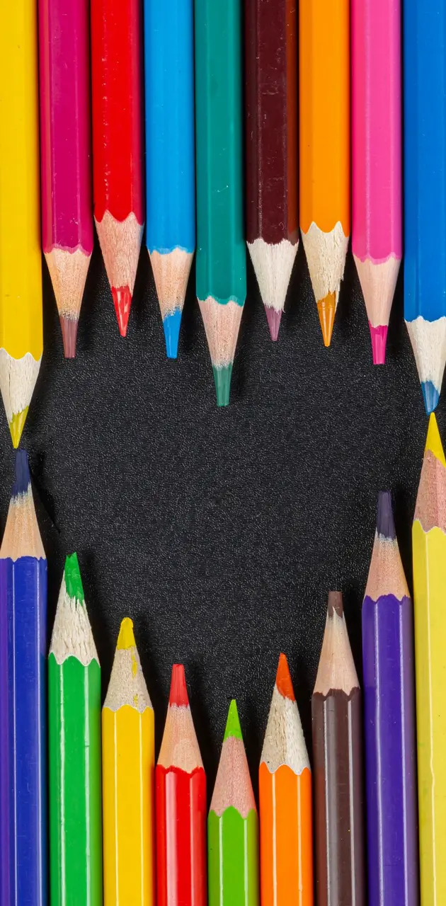 Heart With Pencils