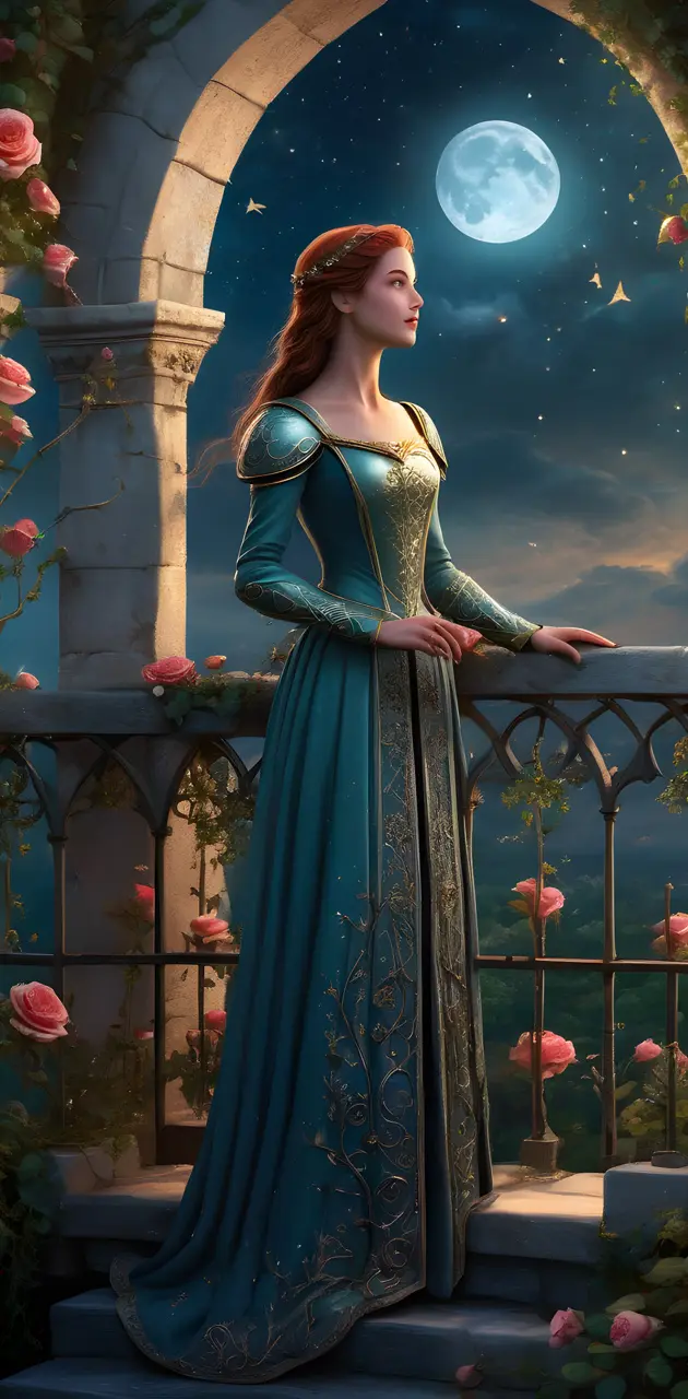 Lady Marian Waiting To See Her Love Robin Hood