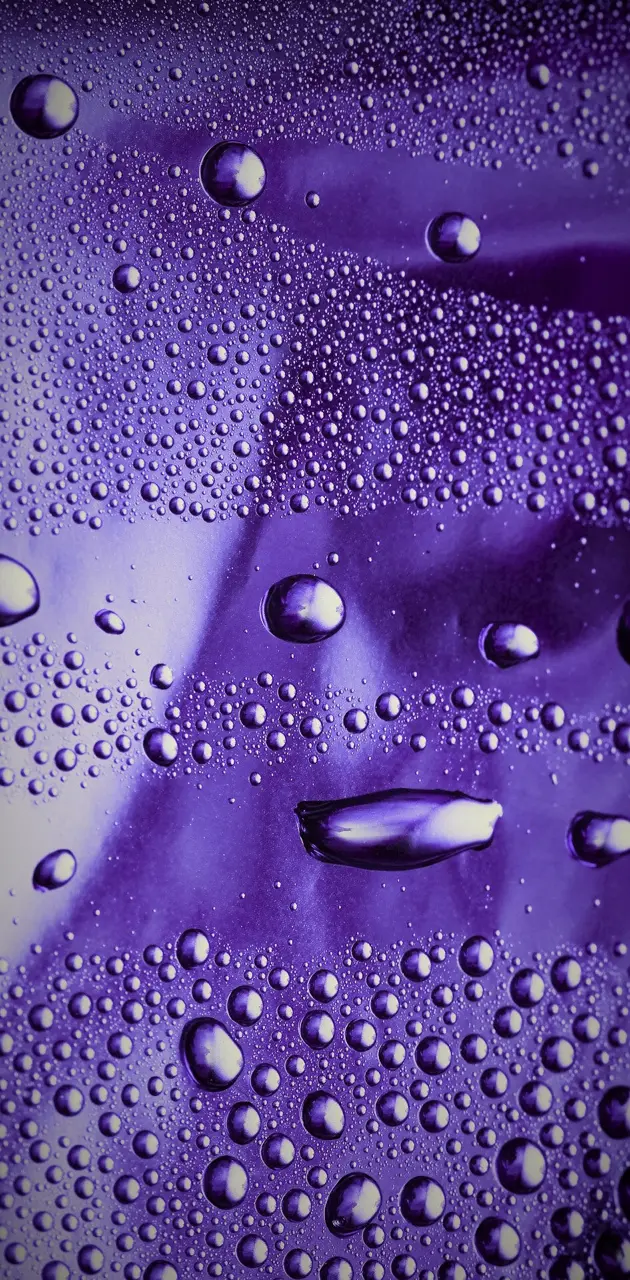 Water Drops Purple