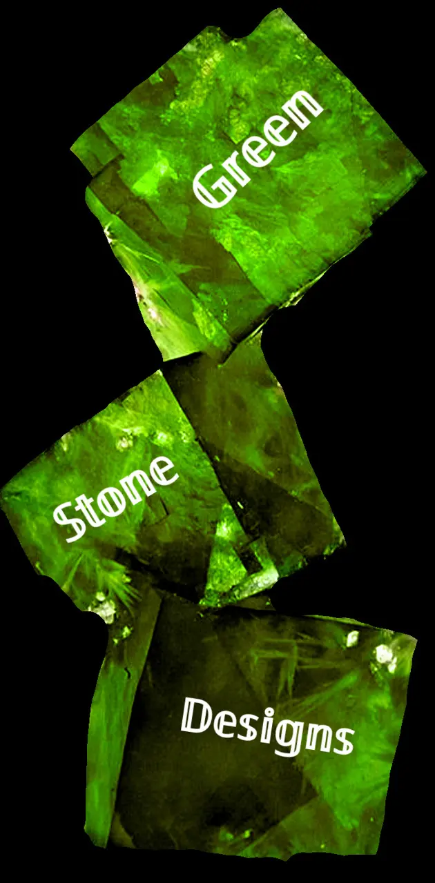 Green stone designs