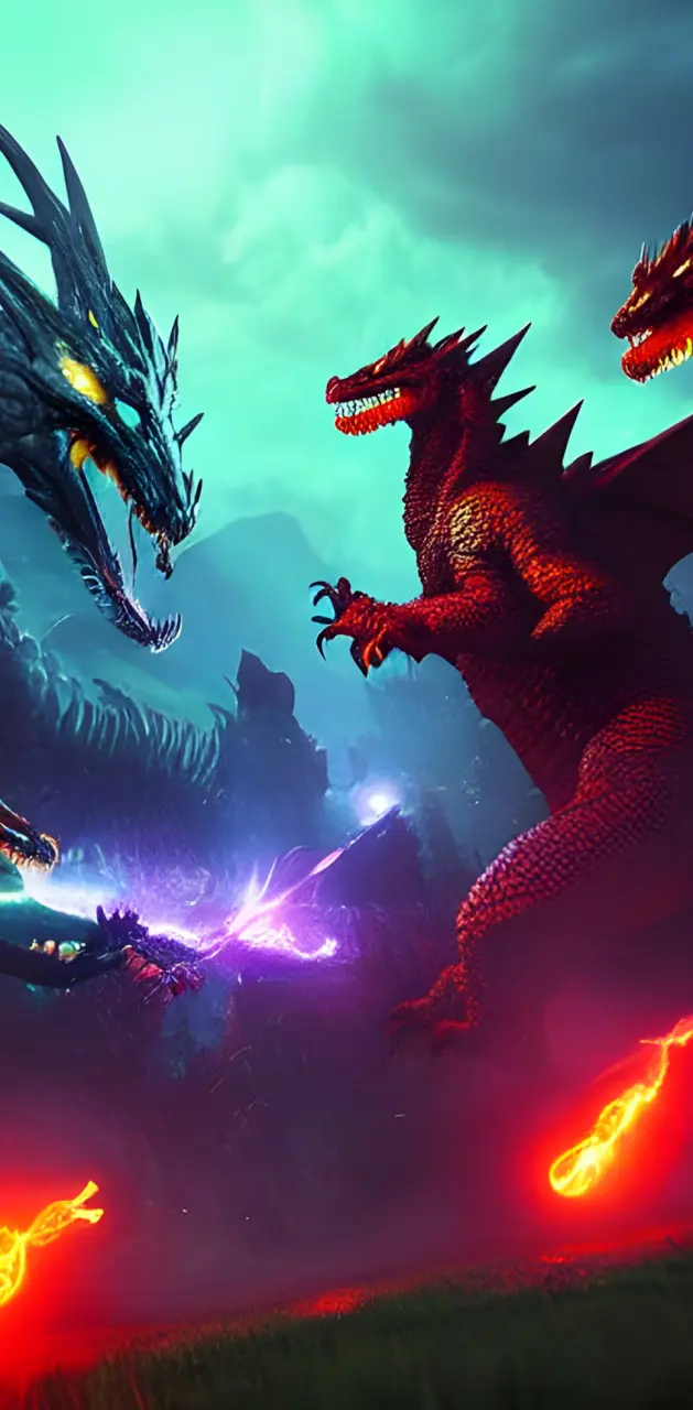 Dragon vs Godzilla 